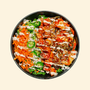 Spicy Sesame Tofu Bowl