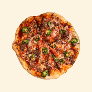 Spicy Brisket Pizza